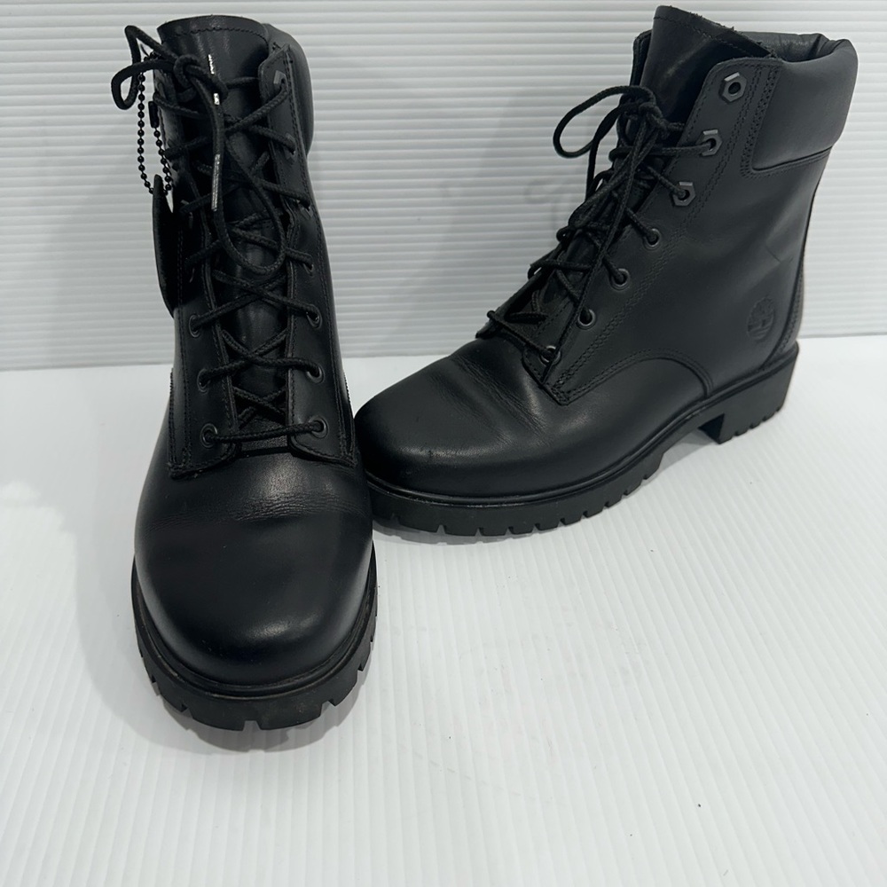 Timberland Jayne 6-Inch Waterproof Boot in black leather - Picture 14 of 15